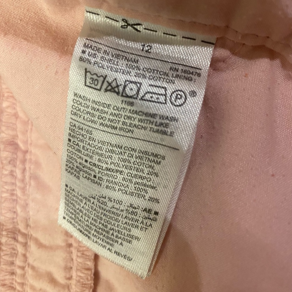 Old Navy everyday shorts, mid rise. Size 12. Color pink - Picture 4 of 4